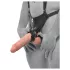 King Cock - dildo hollow strap-on - realistico 25 cm