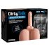 PDX Dirty Talk - masturbatore realistico anale con dildo - silicone color carne
