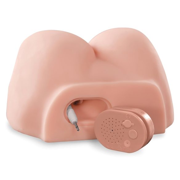 PDX Dirty Talk - masturbatore realistico anale con dildo - silicone color carne