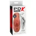 PDX - masturbatore realistico 2in1 - doppia apertura - pelle scura
