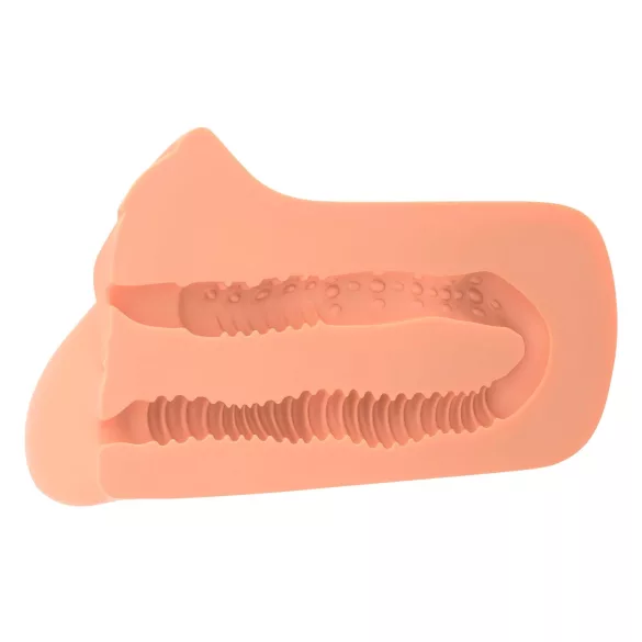 PDX Pick Your Pleasure - masturbatore realistico 2 in 1 (color carne)