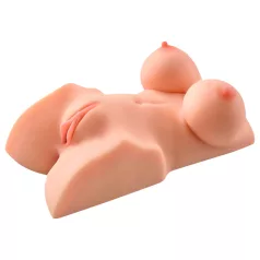   PDX Perfect DD's - torso realistico - doppia penetrazione - colore naturale