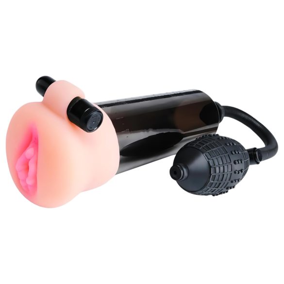 Pipedream Travel Trio - set pompa vibrante per pene (nero)