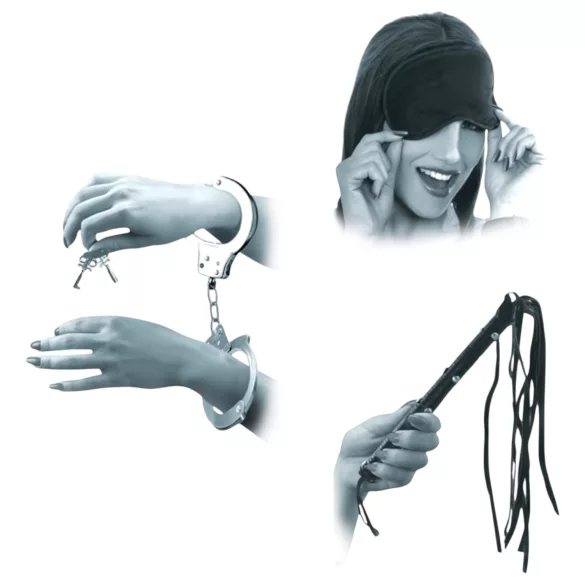 Fetish Lover's Fantasy - kit BDSM per principianti - set 3 pezzi