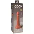 King Cock Elite 6 - dildo realistico con ventosa - 15 cm - colore scuro