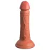 King Cock Elite 6 - dildo realistico con ventosa - 15 cm - colore scuro