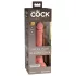 King Cock Elite - dildo realistico con ventosa 18cm - colore naturale