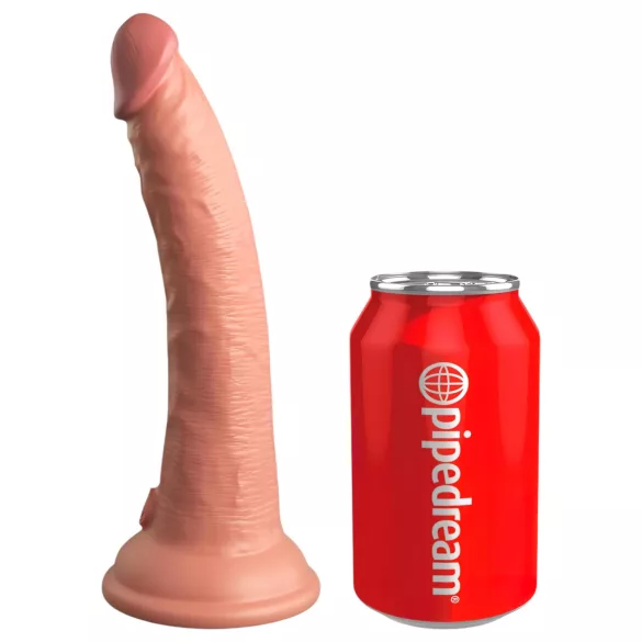 King Cock Elite - dildo realistico con ventosa 18cm - colore naturale