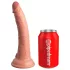 King Cock Elite - dildo realistico con ventosa 18cm - colore naturale