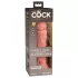 King Cock Elite 8 - dildo realistico con ventosa 20cm - colore naturale