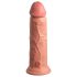 King Cock Elite 8 - dildo realistico con ventosa (20 cm) - naturale