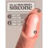 King Cock Elite 8 - dildo realistico con ventosa (20 cm) - naturale