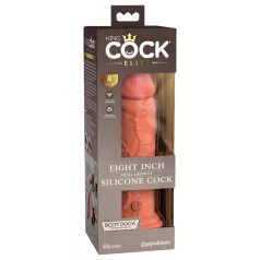   King Cock Elite 8 - dildo realistico con ventosa 20cm - colore scuro
