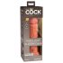 King Cock Elite 8 - dildo realistico con ventosa 20cm - colore scuro