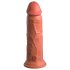 King Cock Elite 8 - dildo realistico con ventosa 20cm - colore scuro