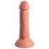 King Cock Elite 6 - vibratore realistico 15 cm - pelle scura