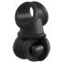 King Cock Elite Crown Jewels - Accessori Premium per Dildo (Nero)