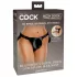 King Cock Elite Beginner's - strap-on con mutandina - nero