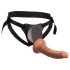 King Cock Elite - Strap-on con dildo - Comodo Body Dock - marrone