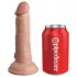 King Cock Elite - dildo indossabile per principianti - realistico color carne