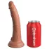 King Cock Elite Comfy - dildo indossabile con imbrago - pelle scura