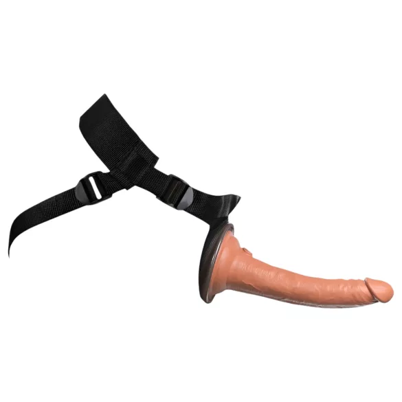 King Cock Elite Comfy - dildo indossabile con imbrago - pelle scura