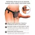 King Cock Elite Comfy - dildo indossabile con imbrago - pelle scura