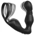 Anal Fantasy Elite - vibratore prostatico con anello per pene (nero)