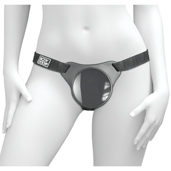Body Dock OG - Mutandine con Dildo a Ventosa (nero)