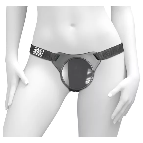 Body Dock OG - mutandina con aggancio per dildo con ventosa (nera)