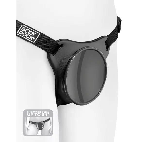 Body Dock OG - mutandina con aggancio per dildo con ventosa (nera)