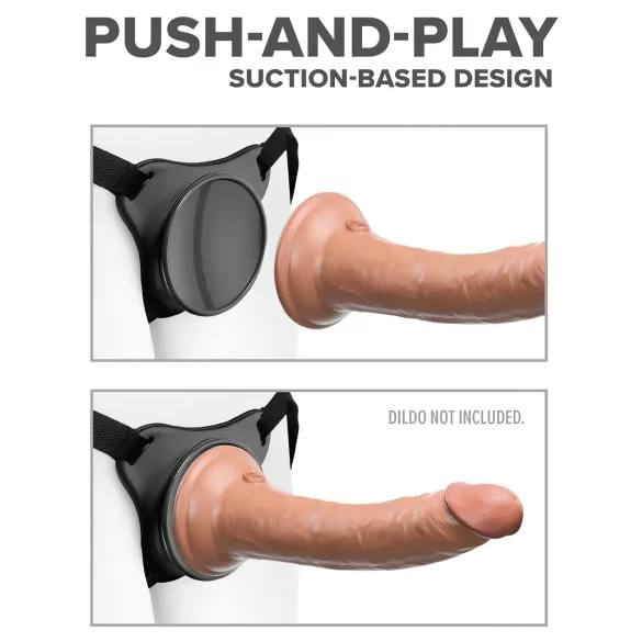 Body Dock OG - mutandina con aggancio per dildo con ventosa (nera)