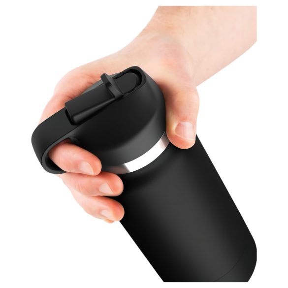 Fap Flask Thrill Seeker - masturbatore a forma di borraccia - nero