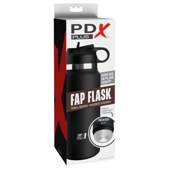 Fap Flask Thrill Seeker - masturbatore a forma di borraccia - nero