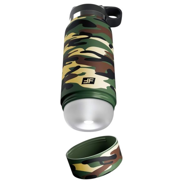 Fap Flask Happy Camper - masturbatore a forma di borraccia - verde e nero