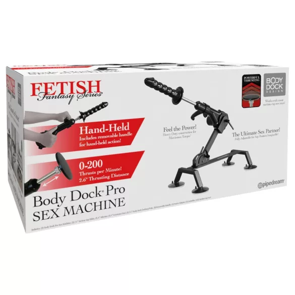 Fetish Body Dock Pro - macchina del sesso - nero