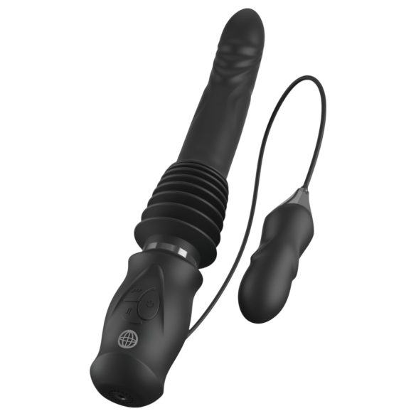 Fetish - vibratore spingente - nero