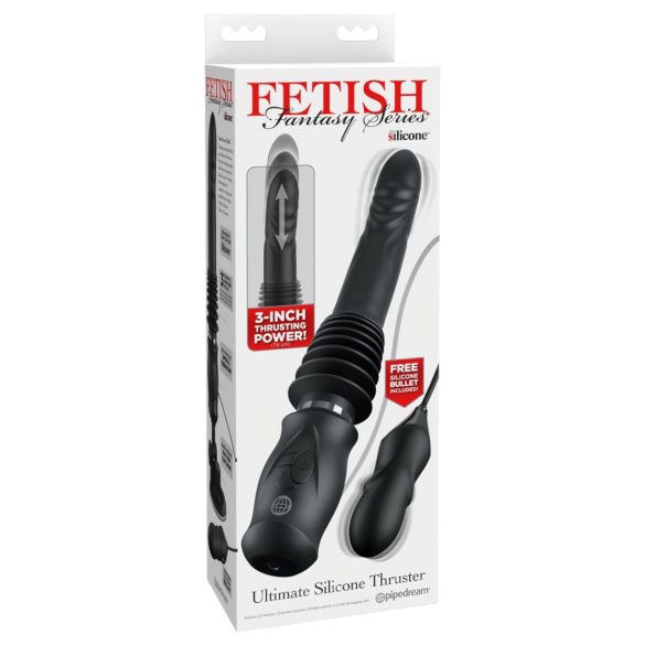 Fetish - vibratore spingente - nero