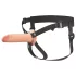 X-TENSION Elite - dildo cavo con imbracatura (color carne)
