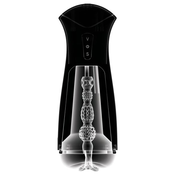 PDX Elite - masturbatore uomo succhiante vibrante - nero