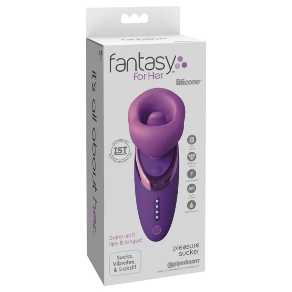 Fantasy For Her - vibratore succhia clitoride - silicone viola