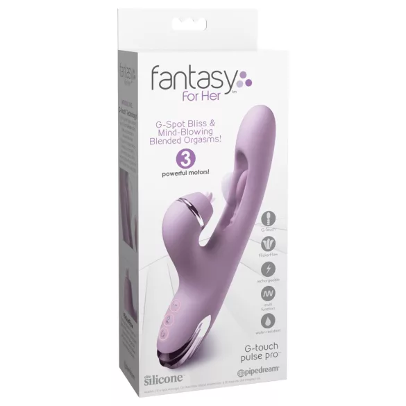 Fantasy For Her G-Touch Pulse Pro - vibratore con braccio clitorideo (viola)