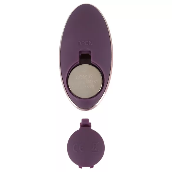 Javida - ovetto vibrante telecomandato a impulsi - silicone viola