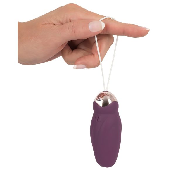 Javida - vibratore vaginale rotante con perle - telecomando - viola