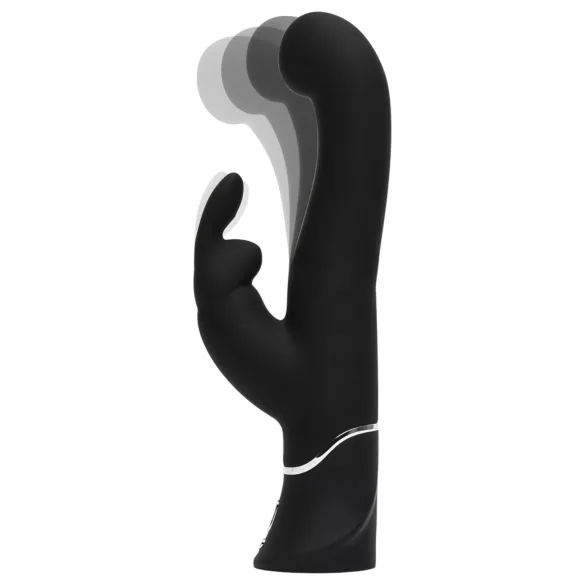 Happyrabbit - vibratore rabbit punto G ricaricabile stimolatore clitoride nero