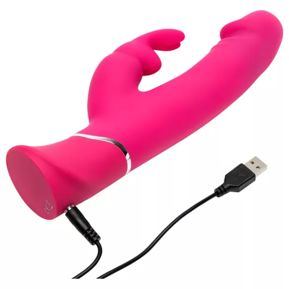 Happyrabbit - vibratore rabbit dual density impermeabile - silicone rosa