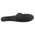 Black Velvets - vibratore anale con perle - nero