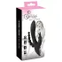 SMILE Triple - vibratore triplo ricaricabile impermeabile nero