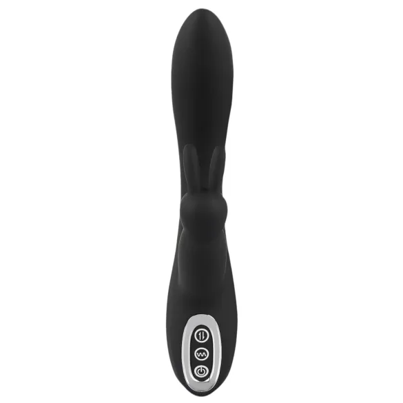 SMILE Triple - vibratore triplo ricaricabile impermeabile nero