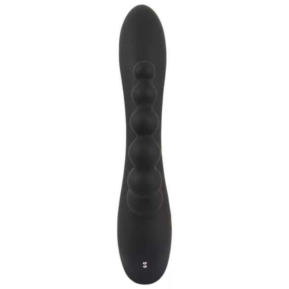 SMILE Triple - vibratore triplo ricaricabile impermeabile nero